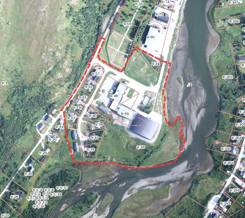 1.3 Planavgrensning Planavgrensningen sammenfaller med planavgrensningen til gjeldende reguleringsplan for Kvalsund idrettspark.