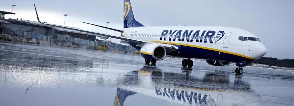 RI-rapport 2-2019 17 Ryanair forhandlinger og utslipp Det irske lavprisselskapet Ryanair har møtt mye kritikk for sitt forhold til fagforeninger.