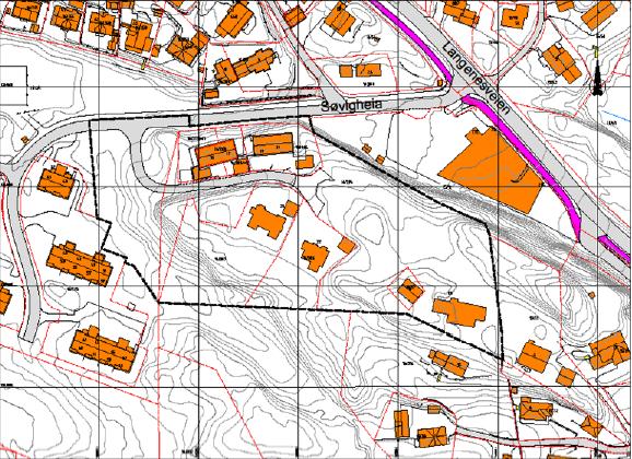 Planavgrensning Dagens situasjon og planstatus: Planområdet omfatter et etablert boligområde på Søvigheia.