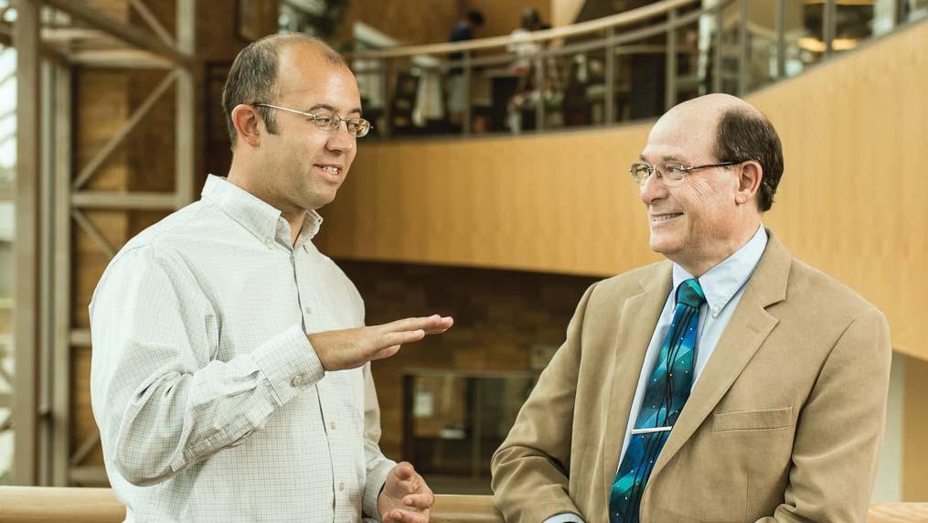 0AGE $ECEMBER /KLAHOMA S.URSING 4IMES New use for OMRF brain cancer treatment could extend lives Dr. James Battiste (left) is leading the clinical trial for OKN-007, an experimental drug that Dr.