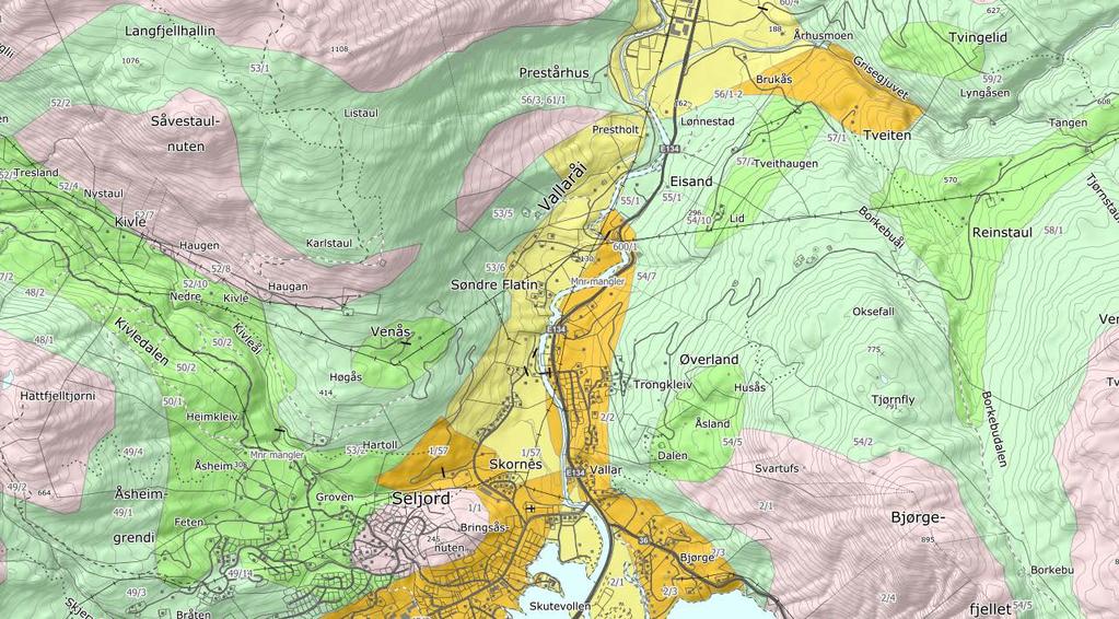 Geoteknisk rapport nr. Hd-1161A-2 Utførte grunnundersøkelser har ikke registrert sensitive eller kvikke masser.