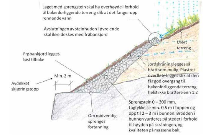 Geoteknisk rapport nr. Hd-1161A-2 Prøve 101P viser at massene (0,1-1,0 m under terreng) består av sandig grusig materiale, humusholdig. Massene er litt telefarlige (T2). 3.4.
