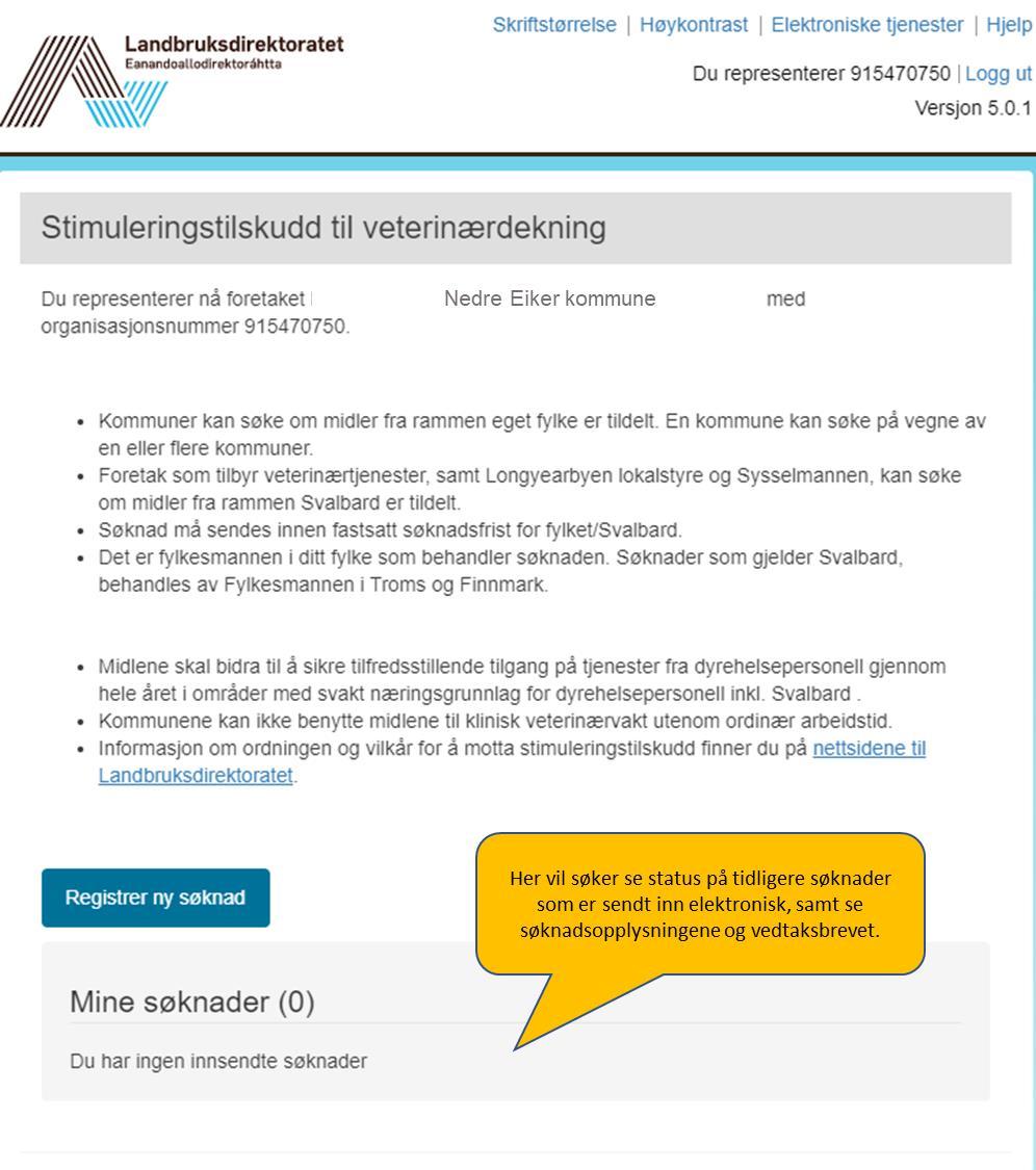 Landbruksdirektoratet Side: 9 av 30 registrere ny søknad sende inn søknad eller lagre og fortsette registreringen senere fortsette registrering av en