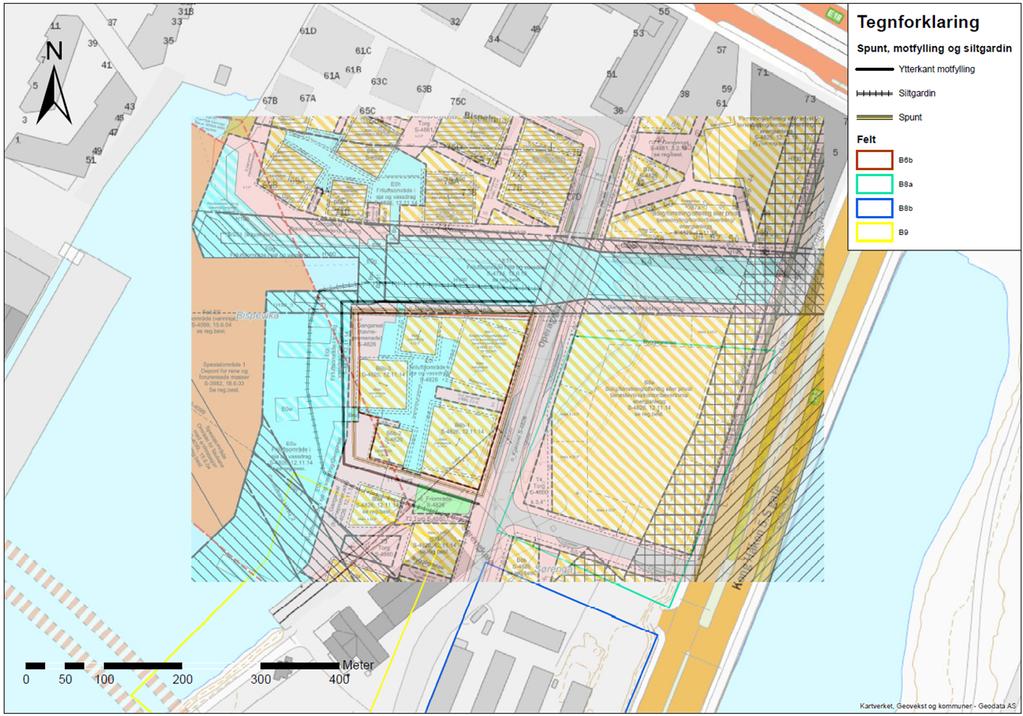 Side: 6/11 Vi gjør oppmerksom på at anadrom fisk (laks og sjøørret) i fremtiden kommer til å gå inn Bispekilen rett nord for felt B6b og opp i elva Alna via rør under Kong Haakon 5.