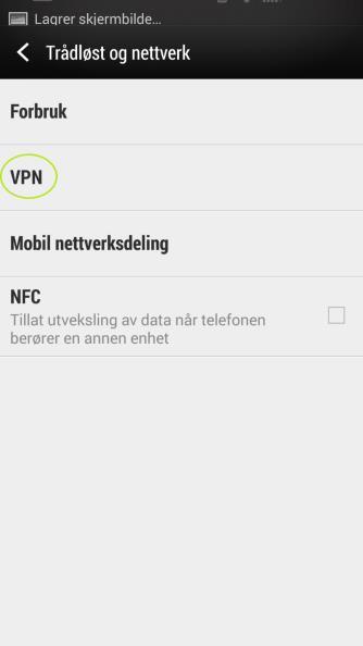 Konfigurering av Android I dette eksempelet er