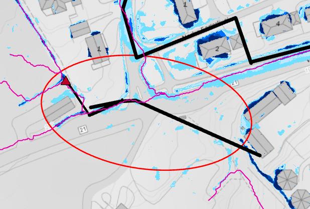 1.4 Fagerliåsen Vestsideveien Siste inntak før Vestsideveien har liten kapasitet og fungerer som overløp for de to inntakene lenger opp.