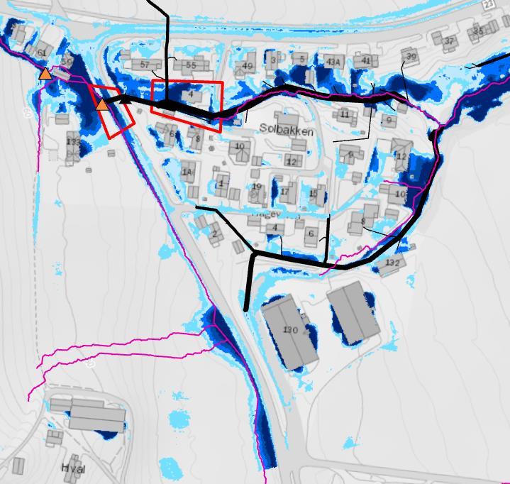 5 Frognerlia Kirkeveien/Nøsteveien Bekk som lukkes ved boligfelt øst for Frogner kirke.