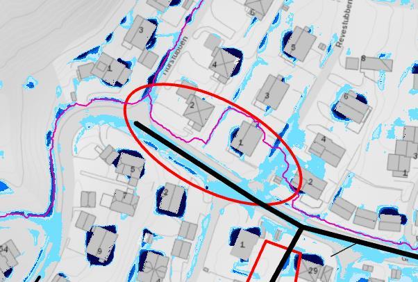 8.2 Ovenstadlia Gravdalberget 5 Flomvei går inn i