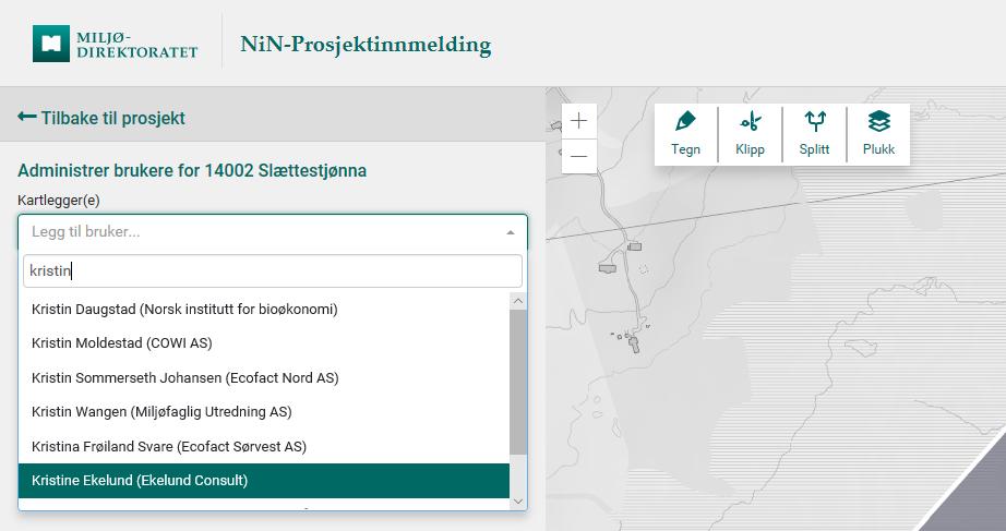 4.5 Kopiere eigenskapar frå eit prosjekt Har du fleire prosjekt som skal kartleggast av dei same