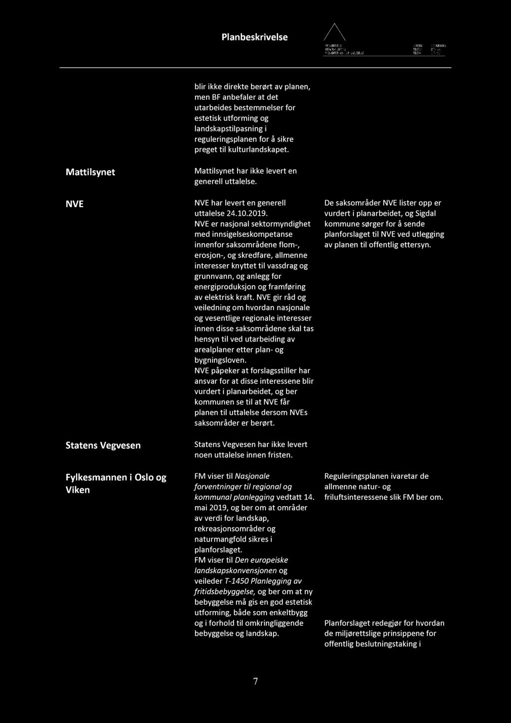 blir ikke direkte berørt av planen, men BF anbefaler at det utarbeides bestemmelser for estetisk utforming og landskapstilpasning i reguleringsplanen for å sikre pre get til kulturlandskapet.