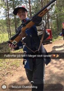 Morten ferdig med feltrunde og