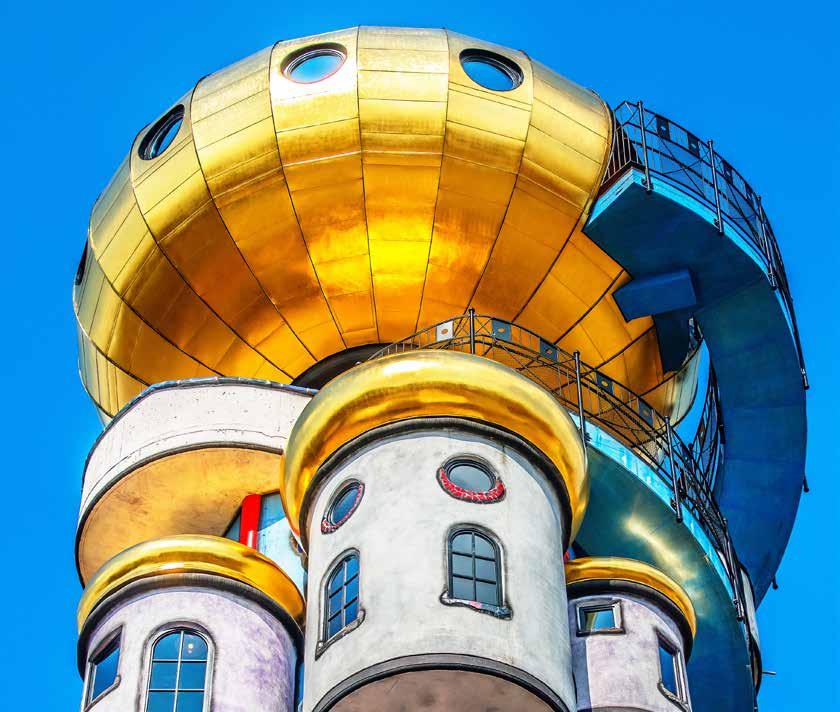 24 Hundertwasser Kuchlbauer Turm i Abensberg,