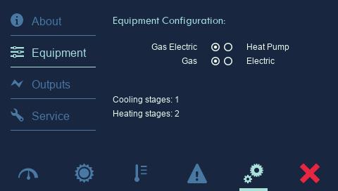 Get To Know Your Thermostat Alerts This screen shows some information about any active alerts. More information about alerts as well as resetting active alerts can be founds at menu > alerts.