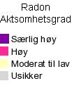 Årsaker Sårbarhetsvurdering Radonholdige masser, manglende lufting og radonsikring i bygg I Moss er det ingen av de nye transformasjonsområdene i kommuneplanens arealdel som ligger i et område som er