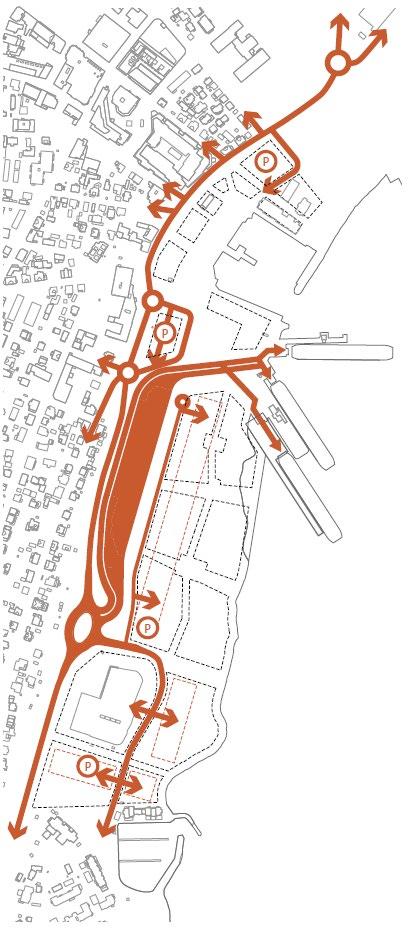 velge bort bilen, bør det være en lav parkeringsdekning for bil kombinert med god tilrettelegging for gående, syklende, samt kollektivtransport.