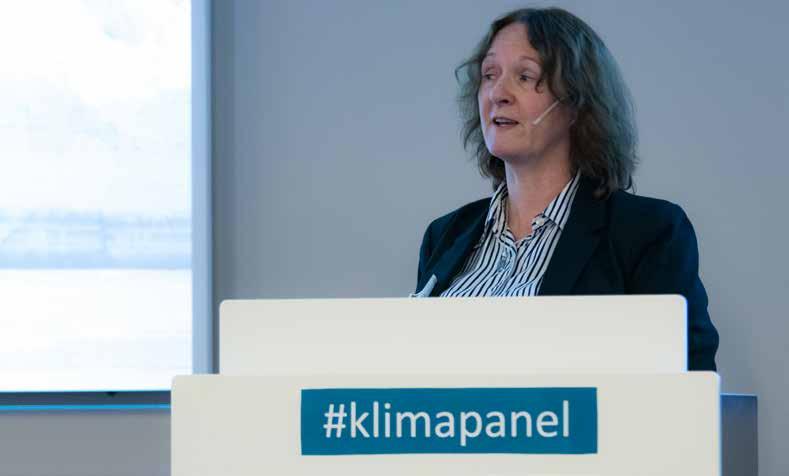 Forskar Miriam Jackson i FNs klimapanel. Foto: Eirik Stokstad Brødholt, Miljødirektoratet.