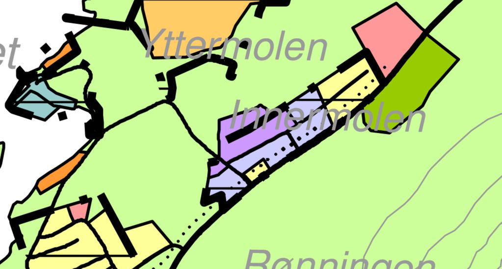 2. Leira næringsområde, Leira Etablert før 1990 Reguleringsplan Nærings-, service og boligområde, Leira