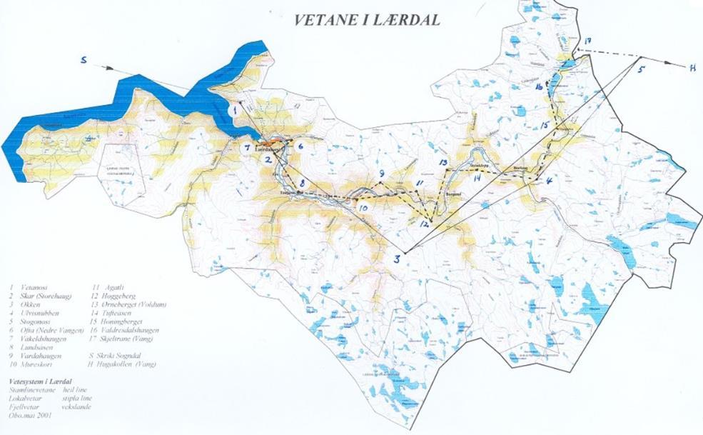 13 teke vare på fram til nyare tid. Ein vete vart stort sett utgjort av 3 3,5 meter lange trestokkar stabla i ein ring på mellom fire og fem meter.