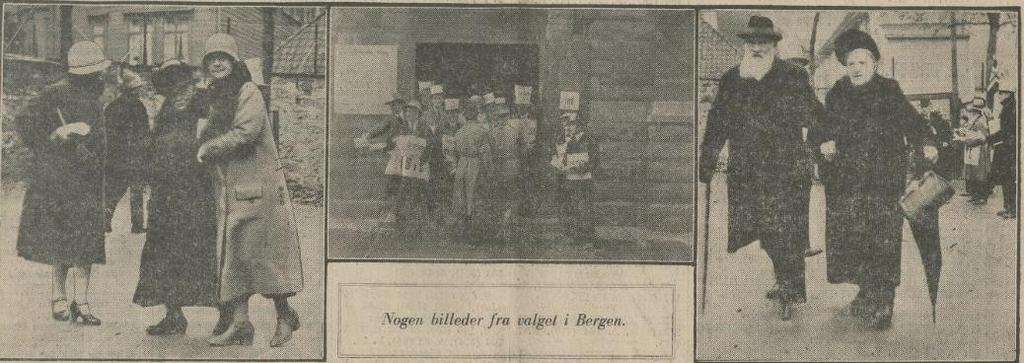 4.7 Valgresultatet Bilder fra valget i Bergen (Bergens Tidende) Det var spenning rundt valget i Bergen. Her skulle statsministerens skjebne avgjøres.