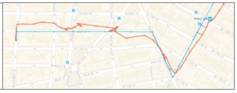 En passasjer kan legge inn en destinasjon og få et prisestimat allerede før de forespør en tur; Ubers servere sender sjåføren steg-for-steg instruksjoner på den anbefalte og mest effektive ruten til