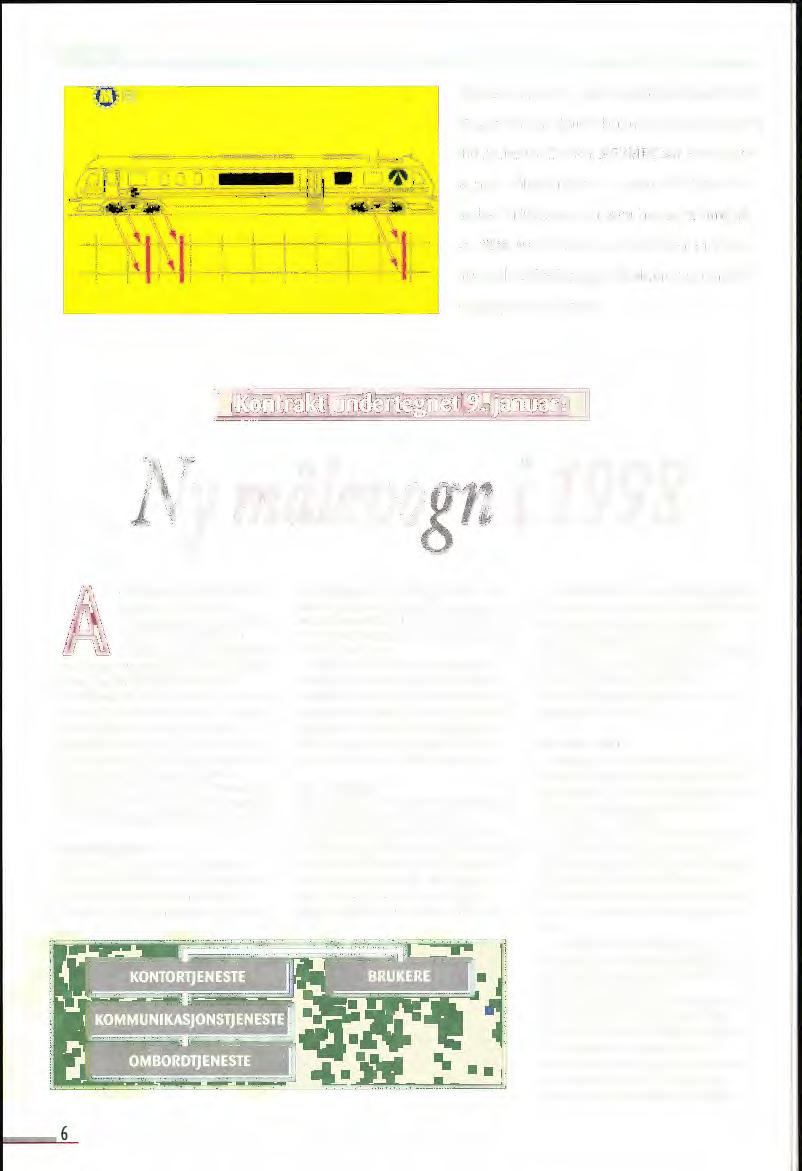 Torsdag 9. januar undertegnet jernbanedirektør Magne Paulsen kontrakt med representanter for det italienske firmaet MERMEC om levering av et nytt målevognbasert IT-system til Jernbaneverket i 1998.