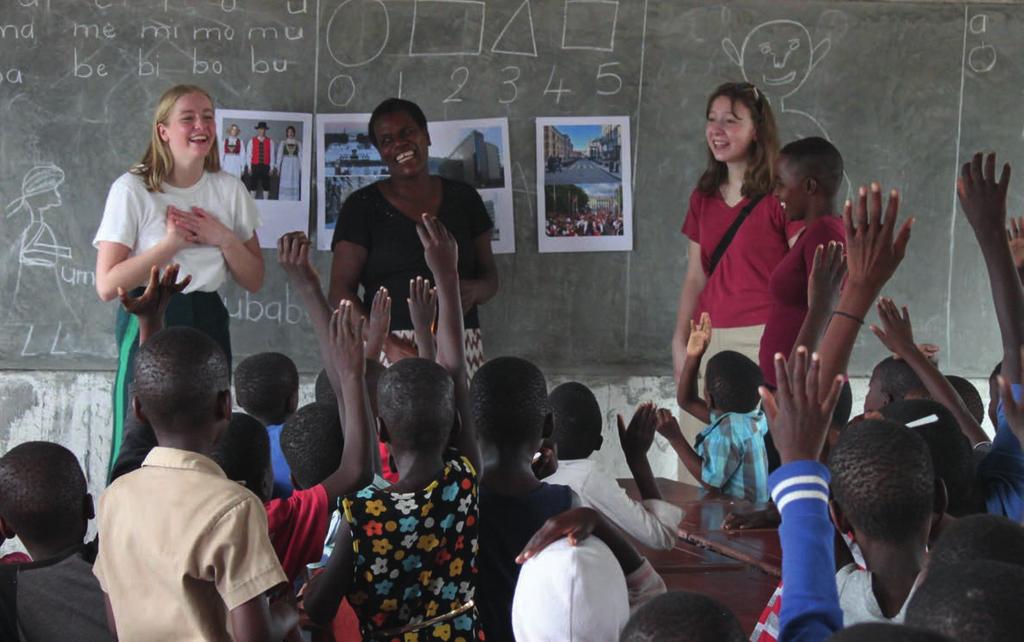 Plandag Siden 2012 har Elvebakkens elever, i samarbeid med Plan Norge, bygget og restaurert skoler i Liberia og Zimbabwe.