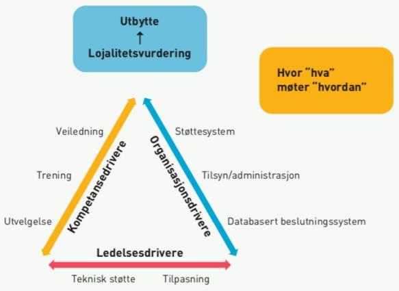 Figur 2: Implementeringsdrivere basert på Blase et al. (2012) 2.3.1 Organisasjon Organisasjonsdrivere er faktorer som skaper og opprettholder strukturer i organisasjonen.