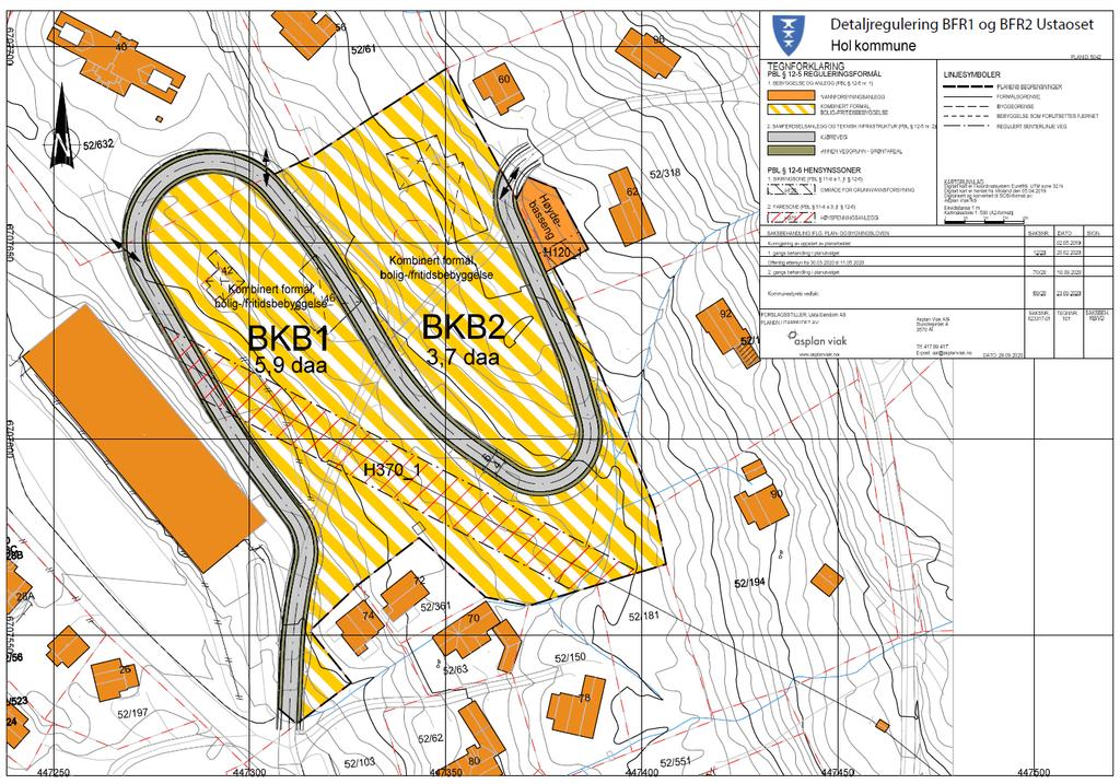 3 BESKRIVELSE AV PLANOMRÅDET 3.1. Planområdet og planforslaget Planområdet ligger i Ustaoset sentrum ca. 12 km. vest for Geilo sentrum i Hol kommune.