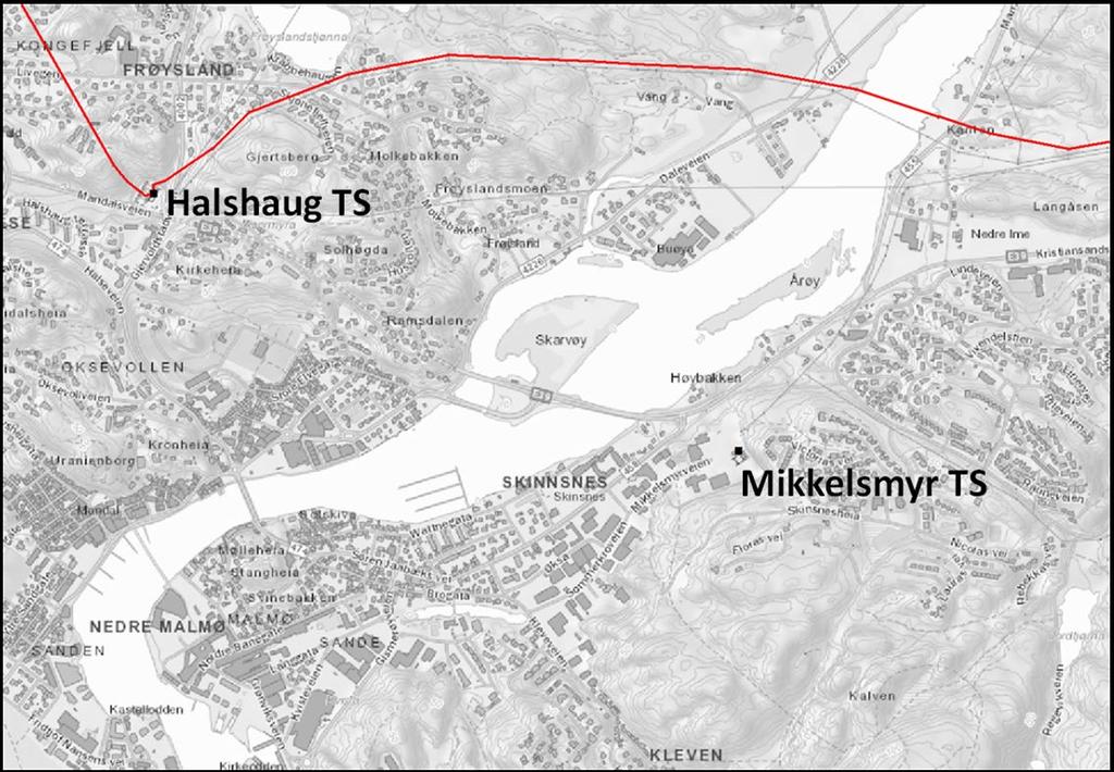 19.6 Økt transformatorkapasitet mot distribusjonsnettet Mikkelsmyr transformatorstasjon Beskrivelse: Øke transformatorkapasiteten mot distribusjonsnettet i området som forsynes fra Mikkelsmyr