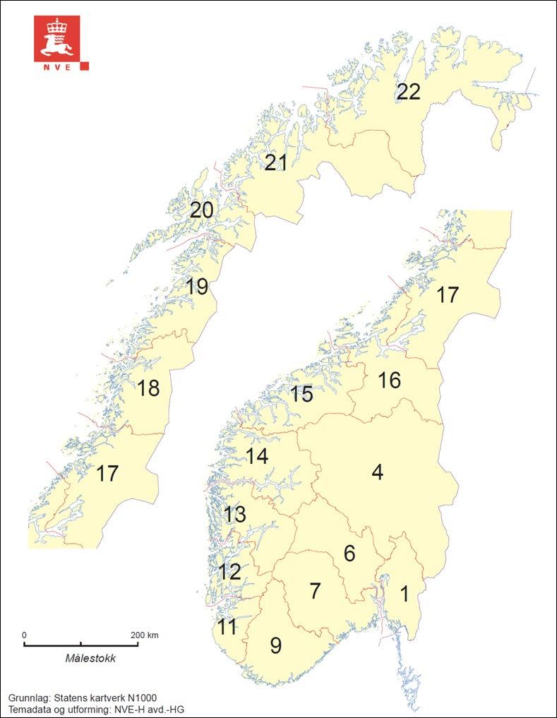 1 Utredningsrammer og utredningsprosess Fra og med 2014 oppdateres kraftsystemutredninger for sentralnettet og for 17 områder av regionalnettet i Norge annen hvert år.