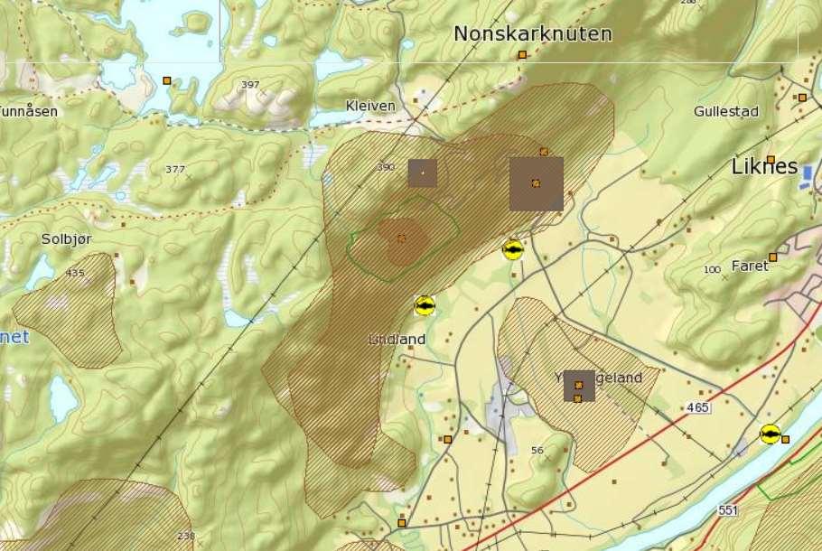 25 det ingen sportsfisker- eller andre kommersielle interesser knyttet til fiskebestanden i Lindlandsbekken. Figur 14.