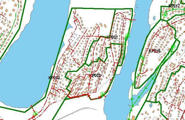 Ref. 17 - Separering Opsund Utløst av hovedstrategier i VVA-plan, BYS 44/13 Nesten hele området består av fellessystem og er fra 1940 tallet og fram til 1970.