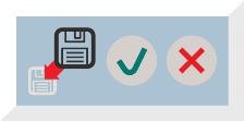 Bekreftelse av overskriving / bekreftelse av endringer i innstillinger Velg hake ( ) for «ja» eller kryss ( ) for «nei».