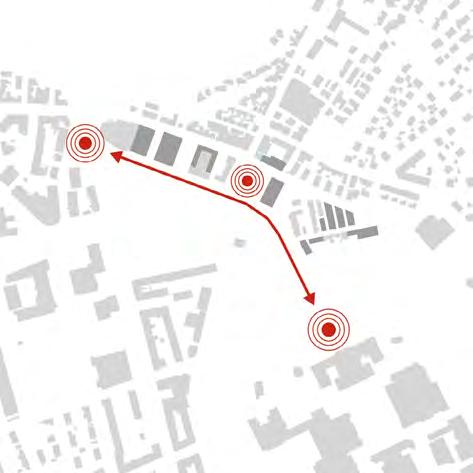 I forbindelse med hoved henvendelsen legges det opp til å styrke eller bygge nye byrom og møteplasser for både universitetet og Trondheim sin befolkning.