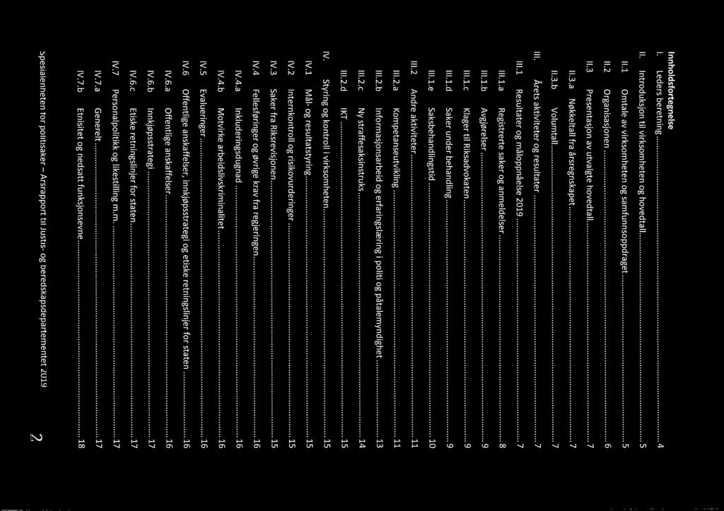 Innhldsfrtegnelse l. Leders beretning...^ II. Intrduksjn til virksmheten g hvedtall...5 11.1 Omtale av virksmheten g samfunnsppdraget... 5 11.2 Organisasjnen...6 11.3 Presentasjn av utvalgte hvedtall.