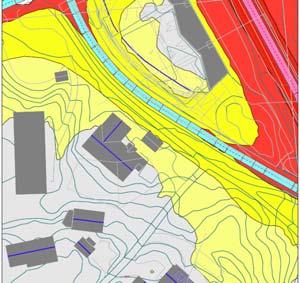 4.18 Støyskjerming Planområdet er noe utsatt for støy fra Eiksveien. I det illustrerte prosjektet gjelder det fasader mot nord og deler av tomten nærmest Eiksveien.