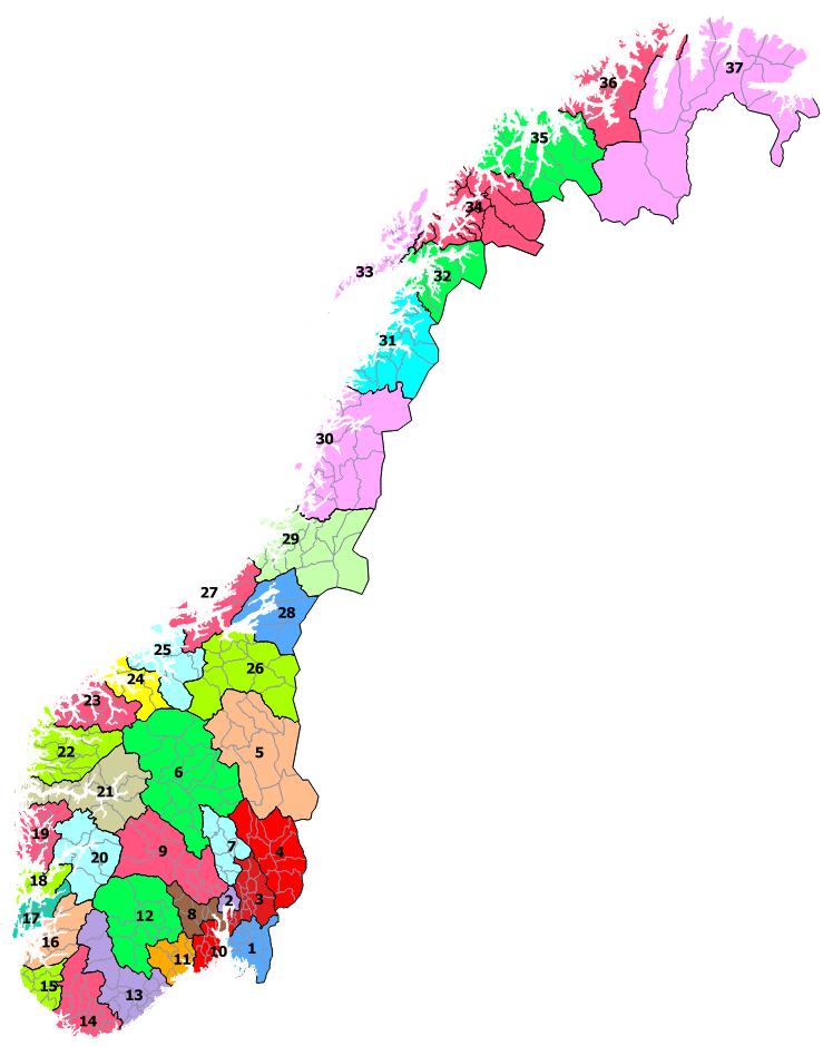 2. Lokalregioner med