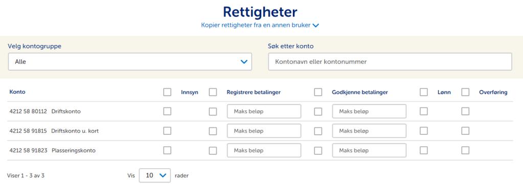 Lønn Gir brukeren mulighet til å legge opp/registrere lønnslister (ikke enkeltbetalinger).