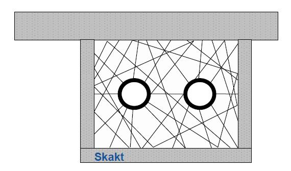 bøyningen nederst Slik kan lyden reduseres ytterligere: Reduser vannstrømmen hvis det er mulig Reduser vannets hastighet så mye som mulig Bruk små retningsendringer, f.eks.