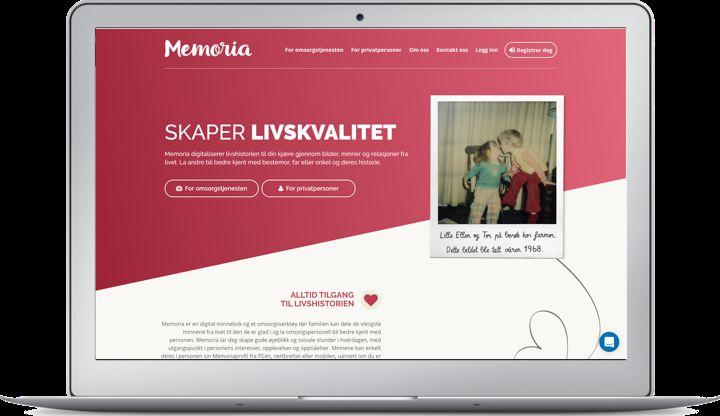 Pårørende: opprette Memoriaprofil Gå til www.minmemoria.