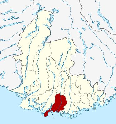 Kommunen har en kystlinje på 90 km og er Norges sydligste fastlandspunkt (Nilsen, J. E., & Thorsnæs, G., 2019) og har 4940 innbyggere (ssb.no, 2019).