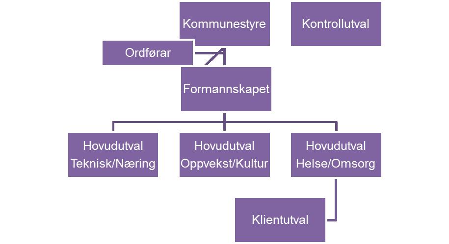 Politisk organisering Kommunestyret består av 25 representantar og er Sveio kommune sitt øvste organ. Alt ansvar og mynde ligg i utgangspunktet her.