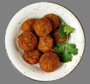 Slåtto Falafel Søtpotet Saftig og smakfull falafel En deilig og smaksrik falafel laget på kikerter, smaksatt