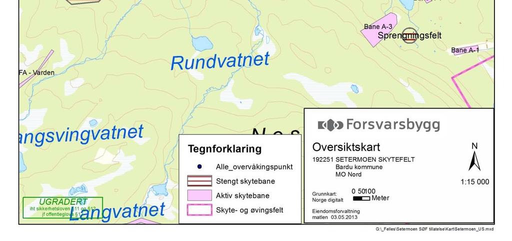 vannprøvetakingspunkt.