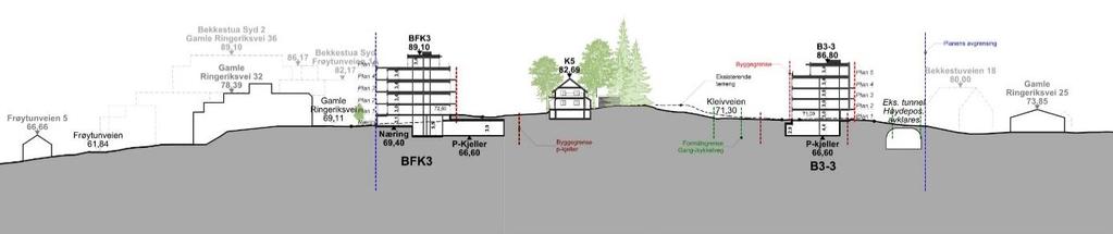 bebyggelsen mot Jens Rings vei og Gamle Ringeriksvei, Hus 3,