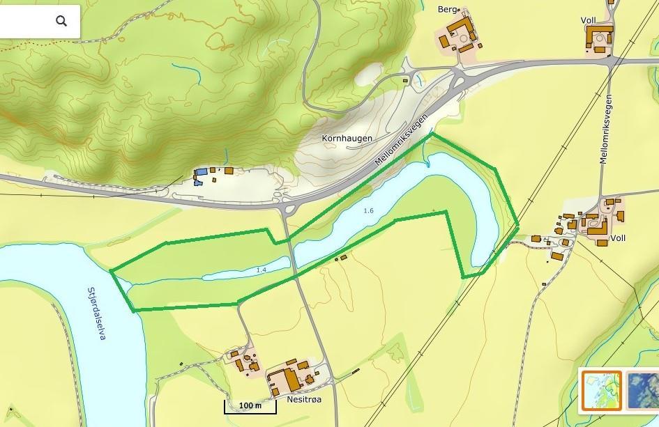 Dette er varslet flere gagner til Stjørdal kommune. Står i fare for å gro igjen. Vannstrengen til Stjørdalselva bør åpnes igjen.