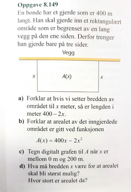 Figur 41: Oppgave med de tre konverteringene GA, SA og GS fra boka Sinus 1P (Oldervoll et al., 2014, s.