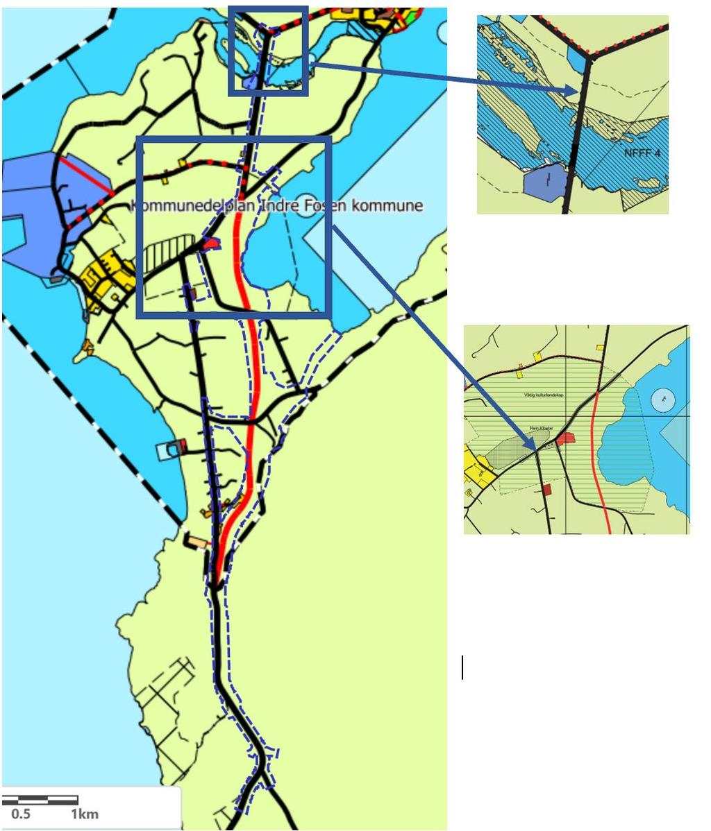 4 Planstatus og rammebetingelser for planarbeidet 4.1 Kommuneplaner I Indre Fosen ble kommuneplanens arealdel, delplan Rissa for perioden 2010 2021 vedtatt i kommunestyret den 23.09.2010 i sak 49/10.