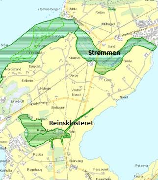 8 Øvrige tema som berøres av planforslaget 8.1 Naturmiljø og vilt 8.1.1 Dagens status for naturmiljø I forbindelse med at det utarbeides reguleringsplan for strekningen Sund Bradden på fv.