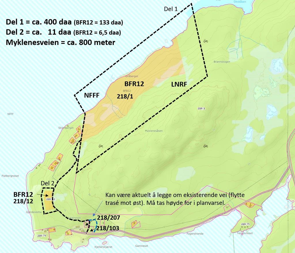 VEDLEGG 1 Myklenesåsen hyttefelt